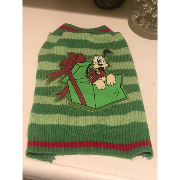 Pet Dog Disney Holiday Goofy Sweater Size Medium - Picture 1 of 4